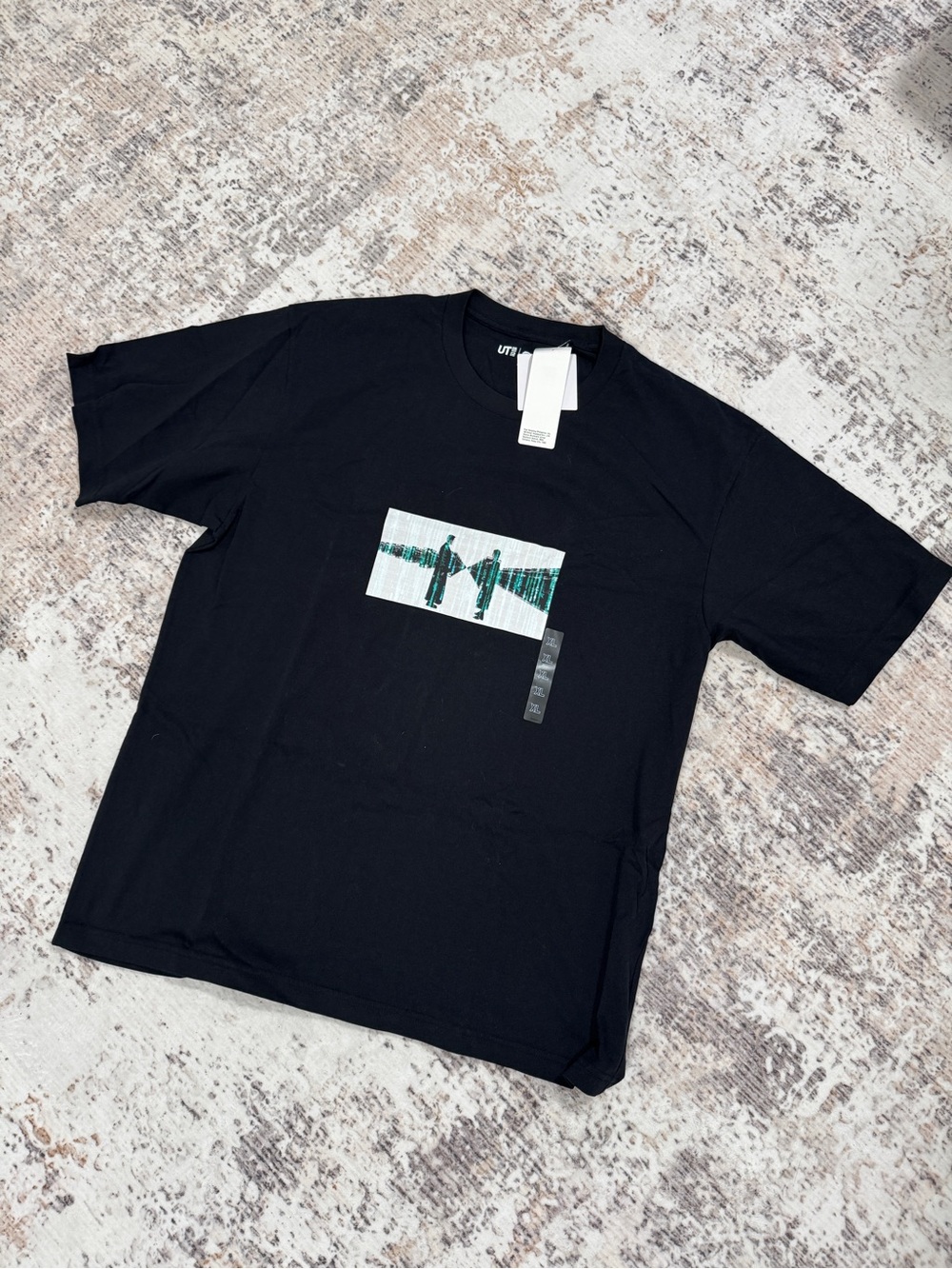 Uniqlo The Matrix Black Tee XL